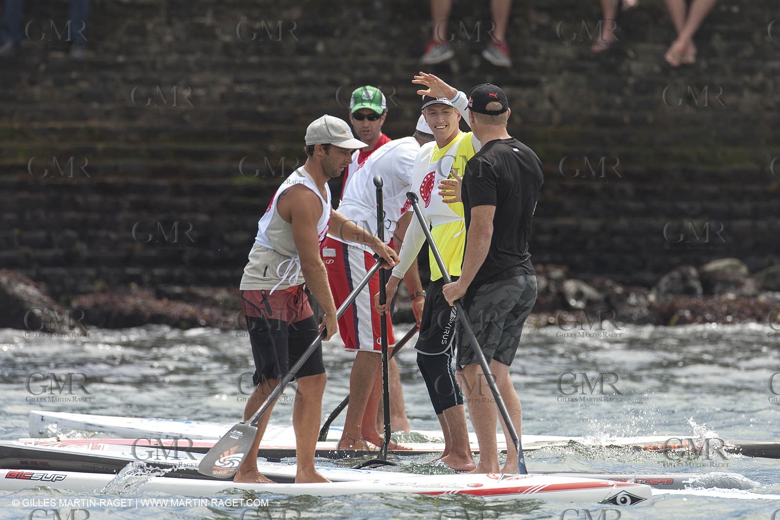 01 09 2013 - San Francisco (USA,CA) - 34th America's Cup - AC Village at Marina Green, AC Open, Stand Up Paddle; Jimmy Spithill