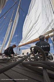 30 09 2010 - SainTropez (FRA,13) - Voiles de Saint Tropez 2010 - onboard Atlantic