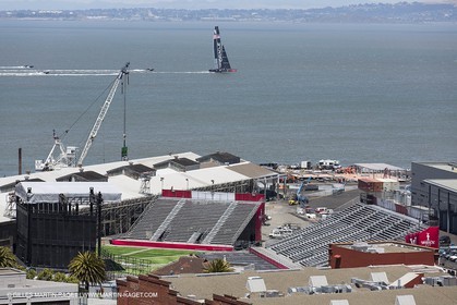 28 05 2013 - San Francisco (USA,CA) - 34th America's Cup - America's Cup Park, Pavillon and Cruise ship Terminal close to completion