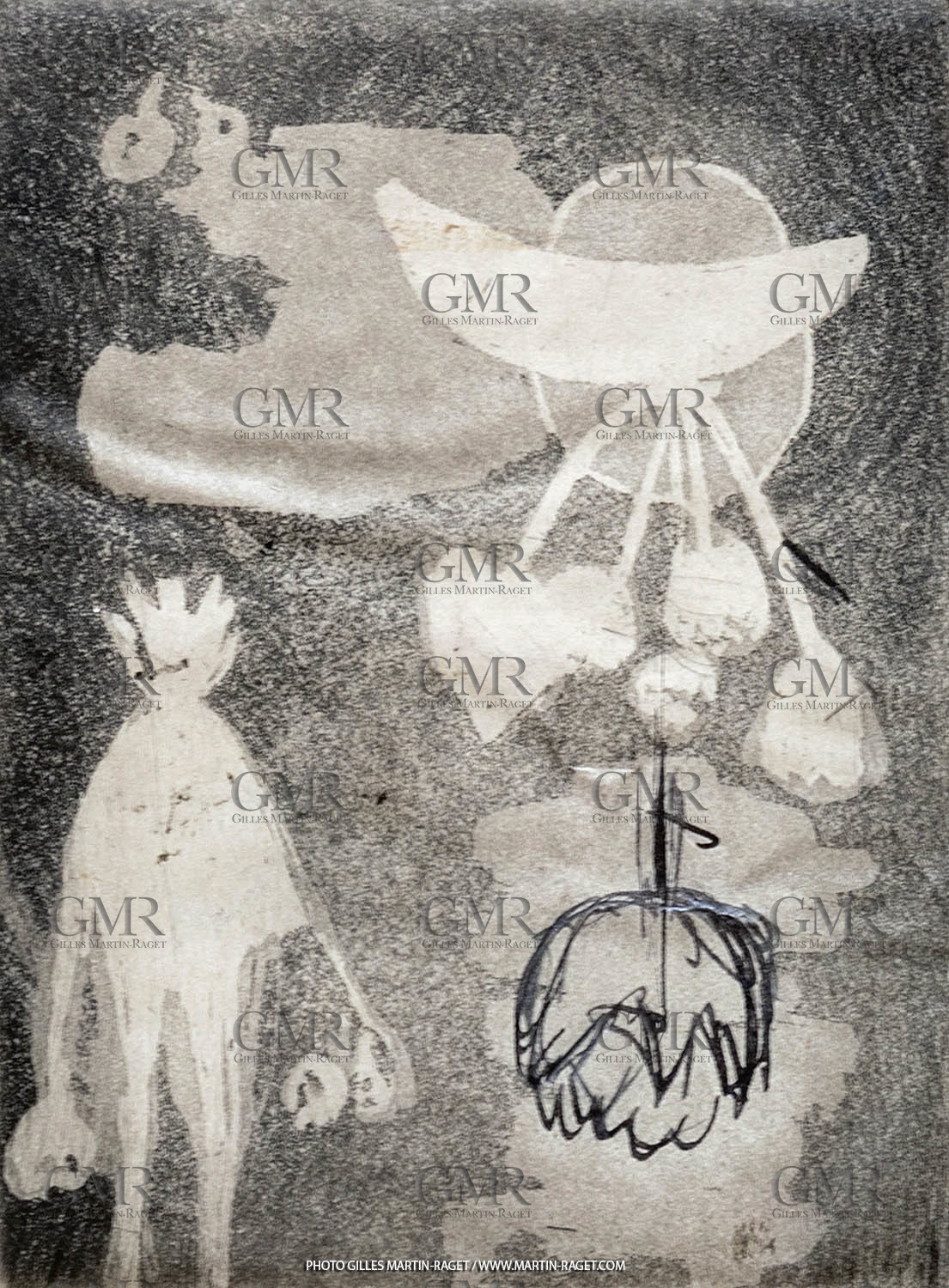 12 07 2020, St Rémy de Provence (FRA, 13) Oeuvre Germaine Richier, gravure