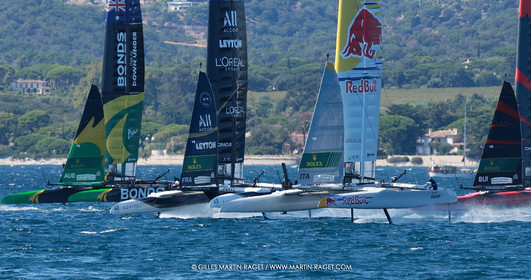 10 09 2025, Saint-Tropez,(FRA), Rockwool SailGP France Saint-Tropez, Race Day 1