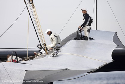 11 11 2009 - San Diego (USA, CA) - 33rd America's Cup - BMW ORACLE Racing - Wing Trials, Day 2