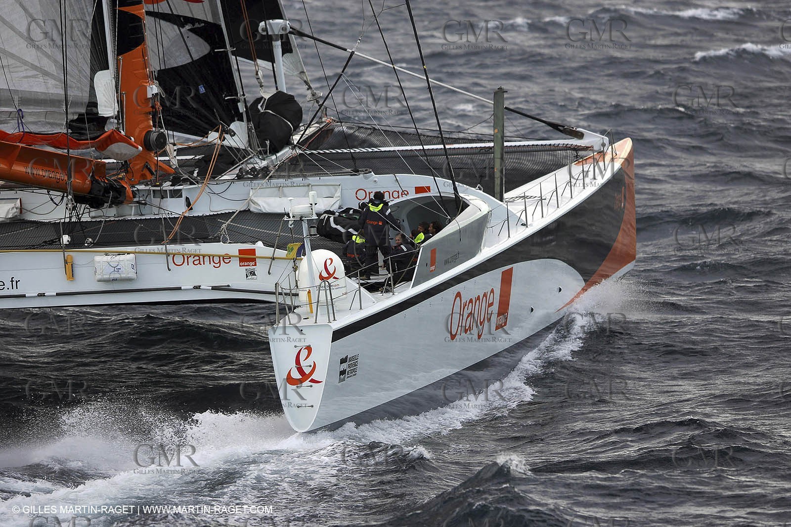 Orange II - 2004 Mediterranée Record - Start off Marseilles