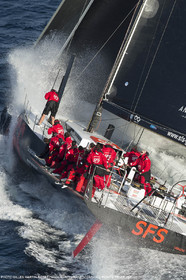 24 mars 2016   Marseille (FRA,13), SFS II (skipper Lionel Péan), dernière sortie d'entraînement avant la SNIM