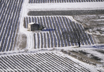 Provence under snow