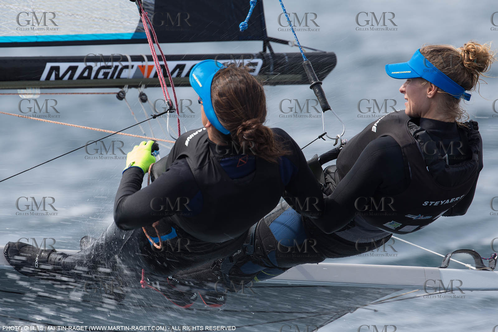 Marseille, (FRA,13), 2016 Rio Olympic Games, Sailing, 49er FX, Steyaert Sarah   Compan Aude (FRA)