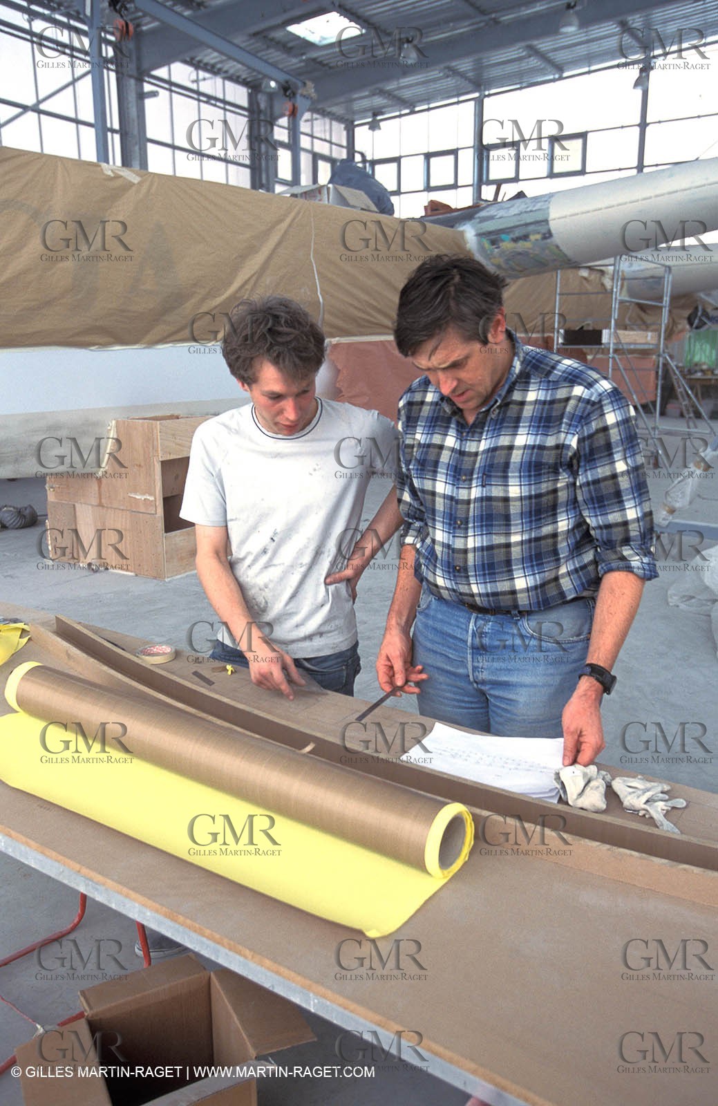 ORMA 60' Trimaran Foncia 2 - Alain Gauthier - Boat building - Boat yard