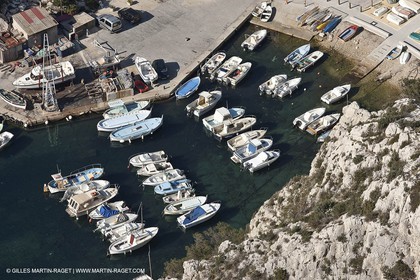 11 03 2009 - Marseille (FRA, 13) - les Calanques - Calanque de Morgiou vue depuis le bélvédère du Crêt St Michel