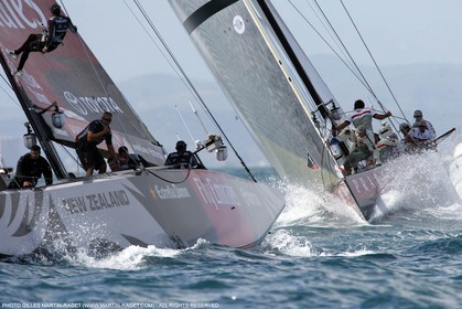 01 06 2007-Valencia (Spain)- 32nd America's Cup - Louis Vuitton Cup Final - Day 1