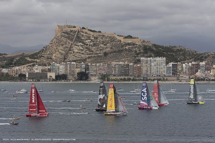 11 10 2014, Alicante (ESP), Volvo Ocean Race 2014-15, Team Alvimedica