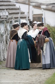 24 02 2007 - Saintes Maries of the Sea (FRA, 13) - Queen of Arles and her assistants in Camargue