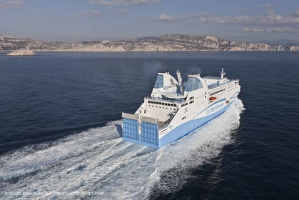 14 01 2012 - Marseille (FRA,13) - La Meridionale shipping company - the Piana off Marseille and the Calanques