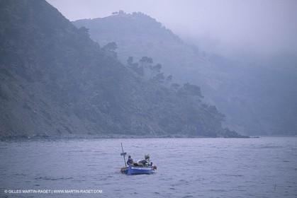 France, Provence, Pêche, barques, pointus, pêheurs, poissons