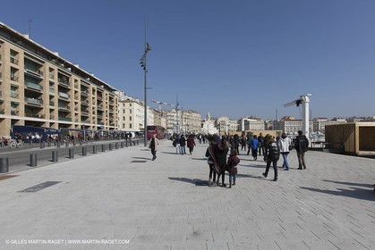 02 02 2013 Marseille (FRA,13) - Opening of the shadehouse and renovated historical Vieux Port