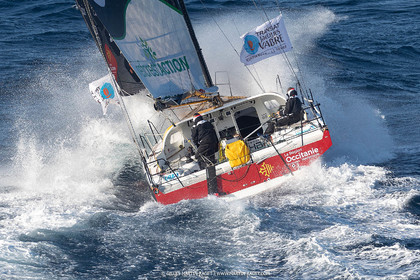 27 08 2021, Marseille (FRA), Transat Jacques Vabre 2021, Class 40, HBF-Reforest'Action (Kito de Pavant, Gwen Gbick)