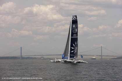 03 07 2012 - New York (USA, NY) -Krys Ocean Race prologuie - arrivée à New York