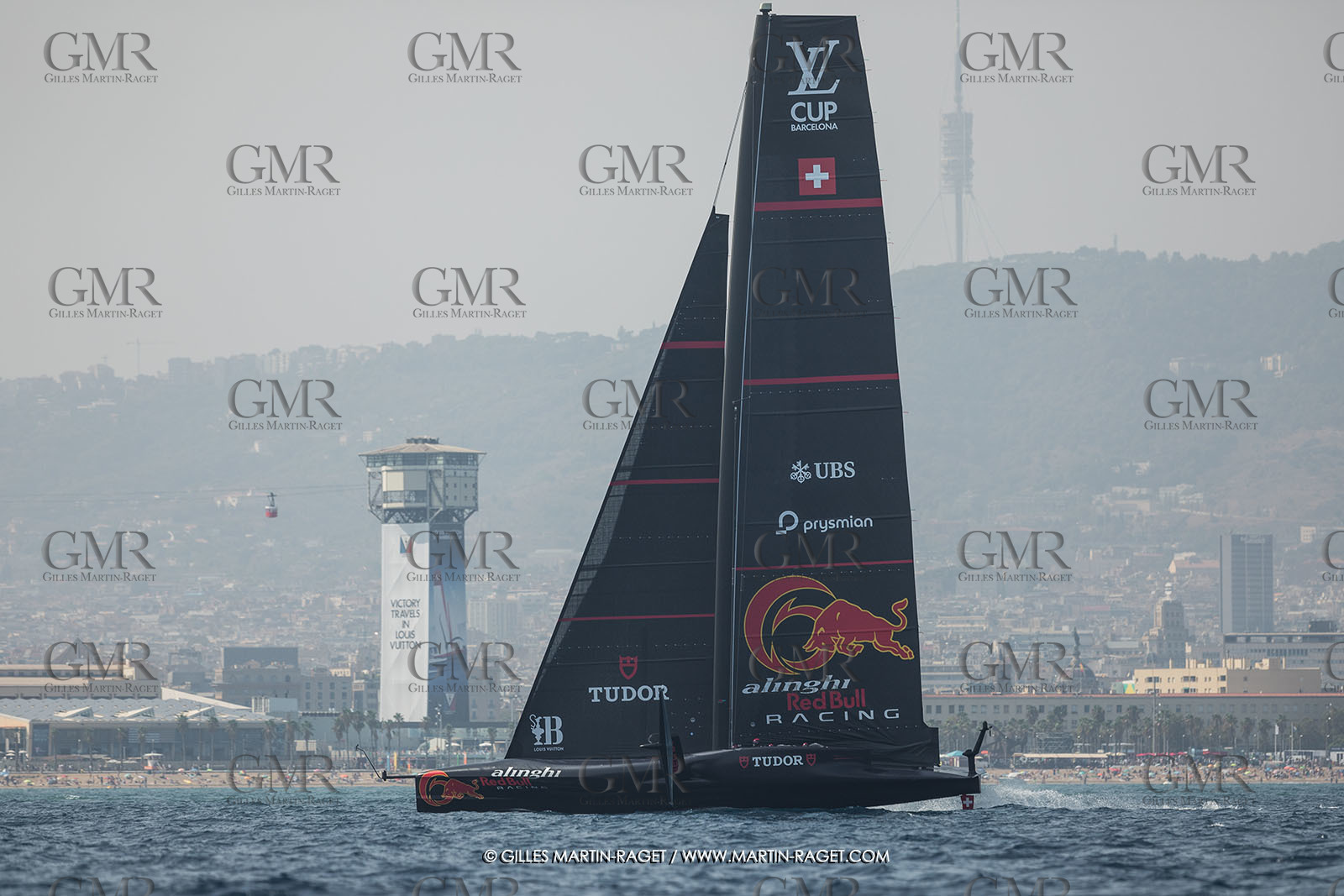 24 08 2024, Barcelona (ESP), Louis Vuitton 37th America's Cup, Louis Vuitton Prelilinary Regatta, Race Day 3