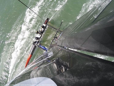 21 07 2015, Portsmouth (GBR), 35th America's Cup, Louis Vuitton America's Cup World Series Portsmouth 2015, Training Day 2, ORACLE TEAM USA