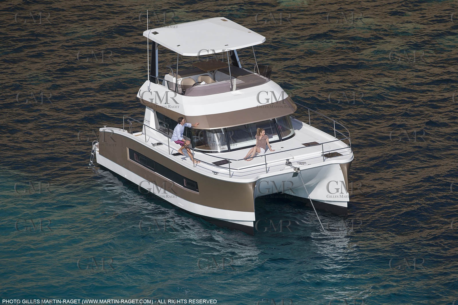 08 04 2015, Andraitx (Isla de Mallorca, Islas Baleares, ESP), Chantier Fountaine-Pajot, Motor Yacht 37