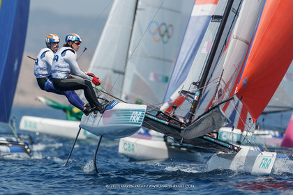 06 08 2024, Marseille (FRA), Paris 2024 Olympic Games, Sailing, Race Day 9