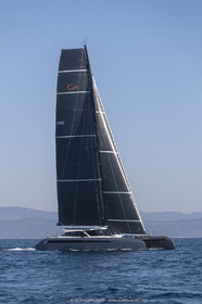 16 02 2019, Porquerolles (FRA,83), Gunboat 68 sail testing  3