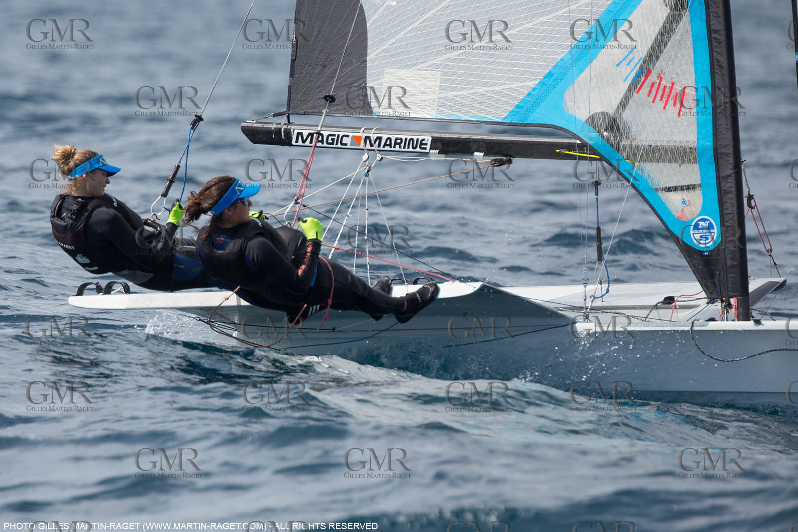 Marseille, (FRA,13), 2016 Rio Olympic Games, Sailing, 49er FX, Steyaert Sarah   Compan Aude (FRA)