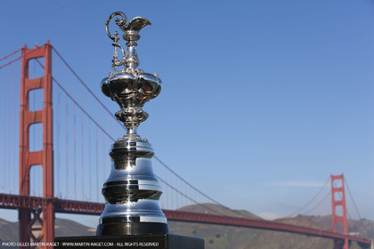 04 01 2011 - San Francisco (USA, CA) - 34th America's Cup - The America's Cup in San Francisco - Golden Gate Bridge