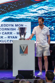 04 10 2024, Barcelona (ESP), 37th America's Cup, Louis Vuitton Cup Final, Race Day 7 , Prizegiving
