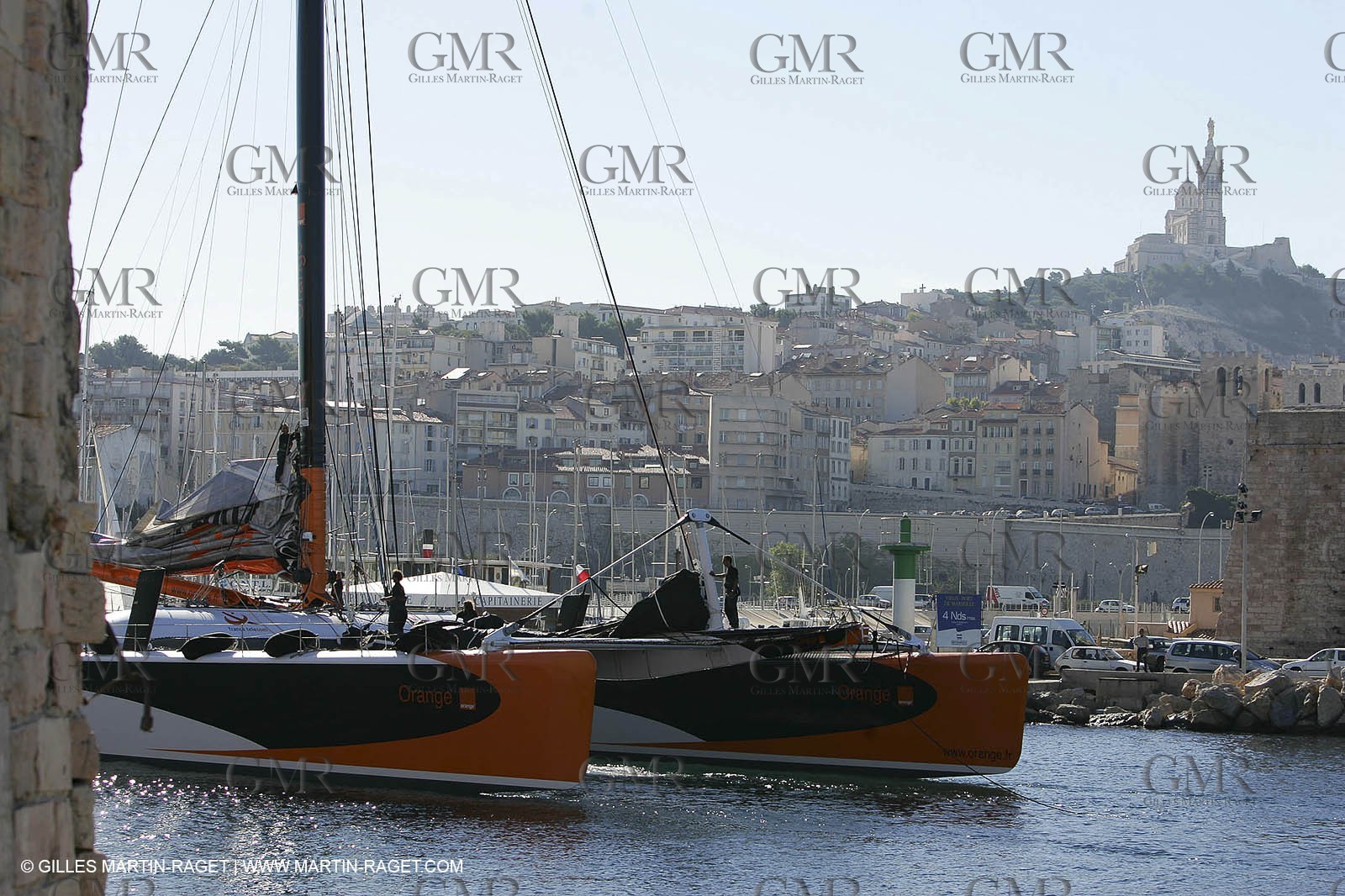 Orange II-2004 Mediterranée Record attempt-Back in Marseilles