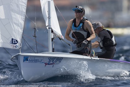10 04 2015, Marseille (FRA), Yachting Club de la Pointe Rouge - Coupe Internationale de Printemps des 470, Day 3