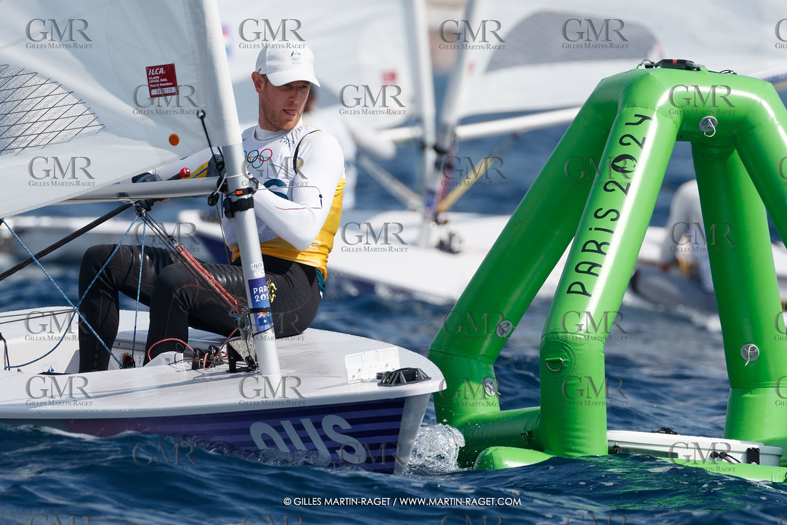 07 08 2024, Marseille (FRA), Paris 2024 Olympic Games, Sailing, Race Day 10, ILCA Medals races