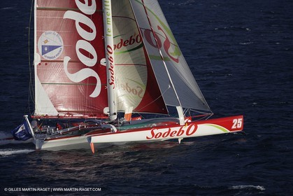 11 10 2008  -Lorient (FRA)  -  Multis Orma - Sodebo (Thomas Coville) - Route du Rhum 2006 training