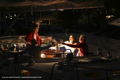 Sail - Cruising - People - At night