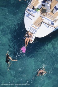 Sailing, cruising, people