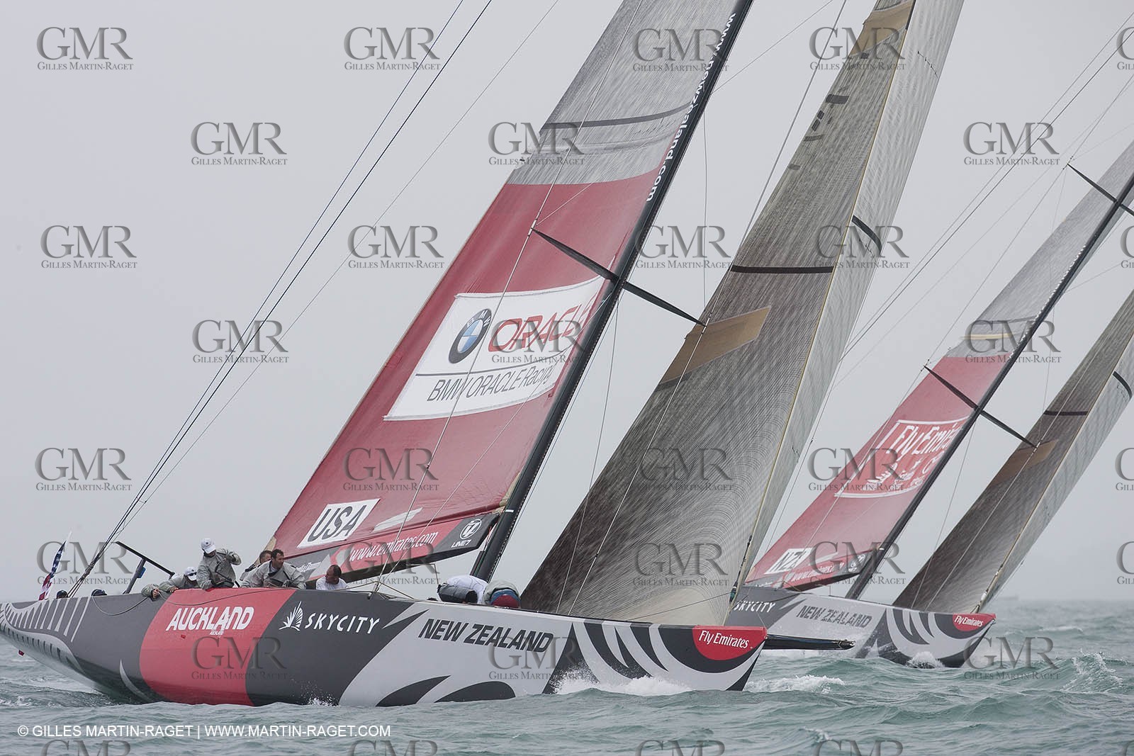 09 02 2009 - Auckland (NZL) -  Louis Vuitton Pacific Series -  Racing Day 9 - Round Robin 2