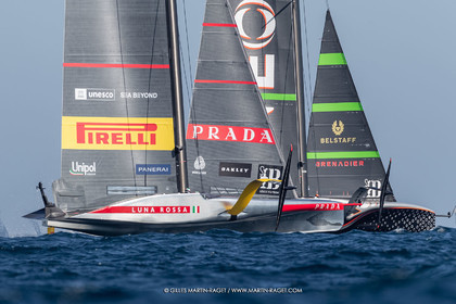 26 09 2024, Barcelona (ESP), 37th America's Cup, Louis Vuitton Cup Final, Race Day 1