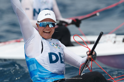 07 08 2024, Marseille (FRA), Paris 2024 Olympic Games, Sailing, Race Day 10, ILCA Medals races