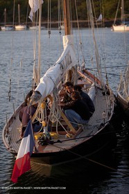 19 05 2010- Benodet (FRA,56)  -  Pen Duick sailing in Odet river