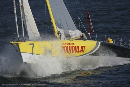 Transat Jacques Vabre 2005, départ des monocoques