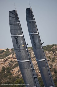 18 05 2010 - La Maddalena (ITA, Sardinia) Louis Vuitton Trophy - BMW ORACLE Racing - Training