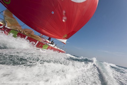 13 03 2010 -  La Grande Motte   Port Camargue (FRA) - Groupe Bel - Kito de Pavant   Sebastien Audigane training for Transat AG2R