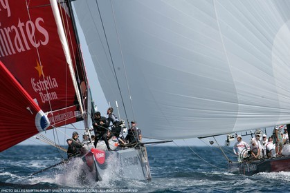 01 06 2007-Valencia (Spain)- 32nd America's Cup - Louis Vuitton Cup Final - Day 1