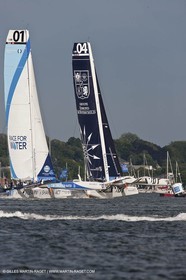02 07 2012 - Newport (RI) - Départ du prologue de la Krys Ocean Race disputé sur le parcours Newport-New York, Race for the Water, Gitana XV