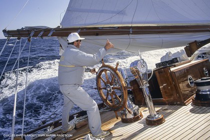 Voile, croisière, personnages, hommes