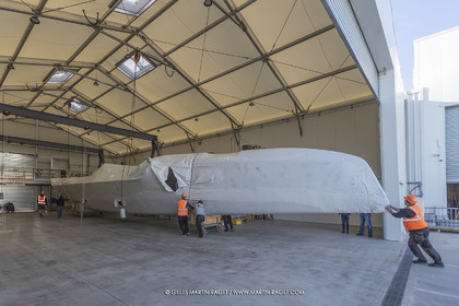 15 02 2022, La Grande Motte (FRA), Gunboat 80  1 hulls delivery