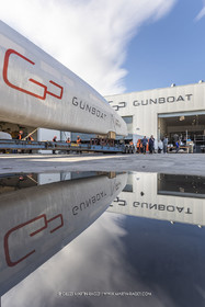 15 02 2022, La Grande Motte (FRA), Gunboat 80  1 hulls delivery