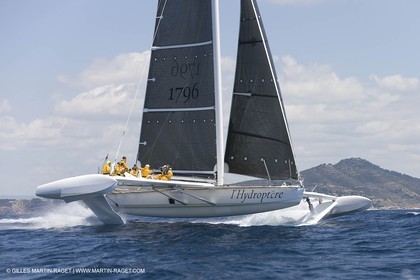 14 06 2008 - Toulon-Hyères (FRA,83) - 50 knots record attempt trials by l'Hydroptère