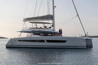 30 08 2018, Porto Vecchio (FRA, South Corsica) Chantier Fountaine-Pajot, Alegria 67