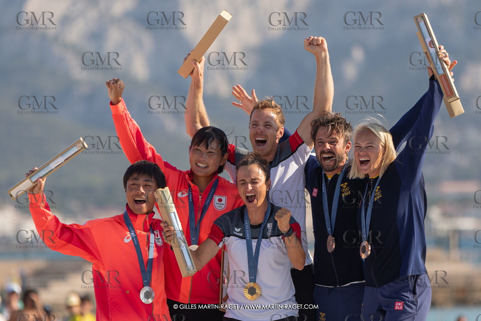 08 08 2024, Marseille (FRA), Paris 2024 Olympic Games, Sailing, Race Day 12