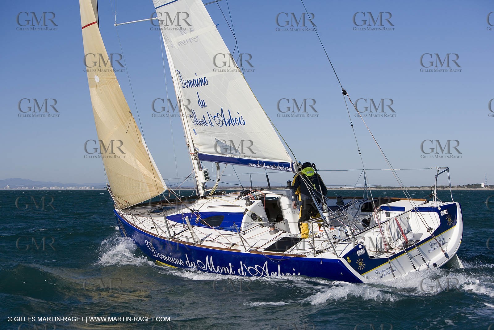 15 02 2007 - La Grande Motte (FRA) - Onedesign Figaro II - Thierry Duprey du Vorsent (Domaine de Monts d'Arbois)